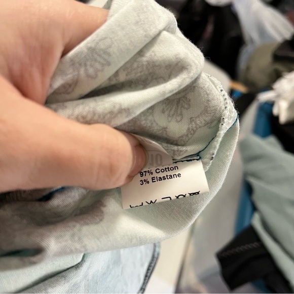 Lady Vintage Tea Dress Teal Collage UK 10 US 6 Q2 - Picture 5 of 7